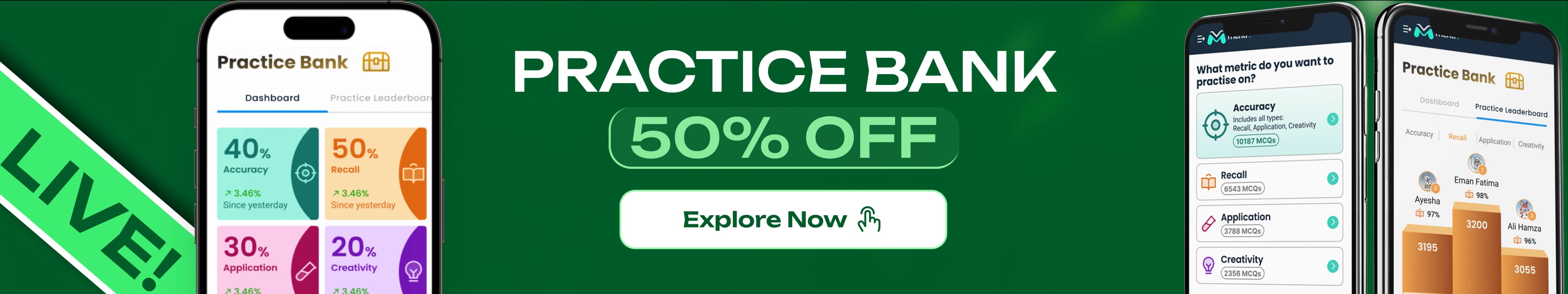 Practice Bank Azadi Sale